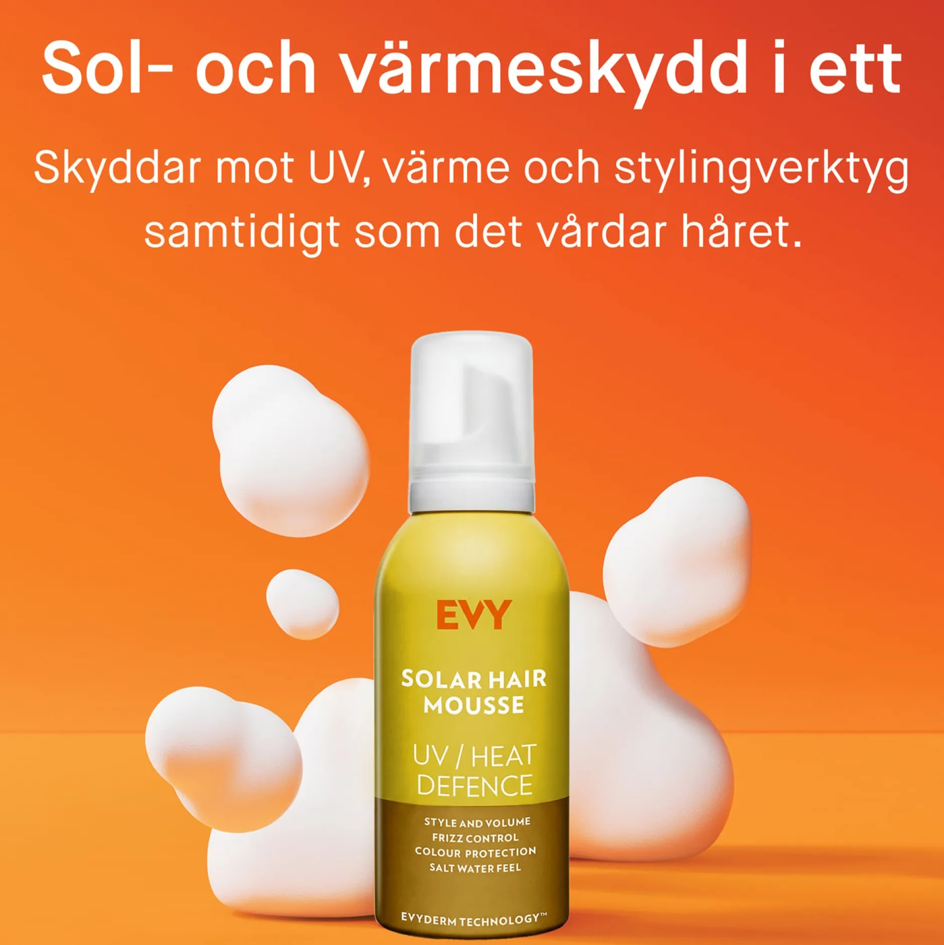 EVY UV/Heat Hair Mousse 150 ml