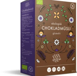 Ewalie Ekologisk och Glutenfri Chokladmüsli 445 g