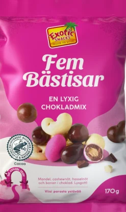 Exotic Snacks Fem bästisar Dragé Mix 170 g