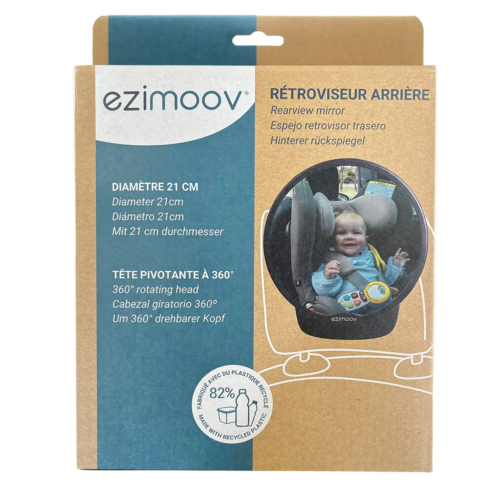 Ezimoov Ezi Rund bilspegel