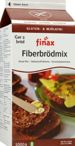 Finax Glutenfri fiberbrödmix 1 kg
