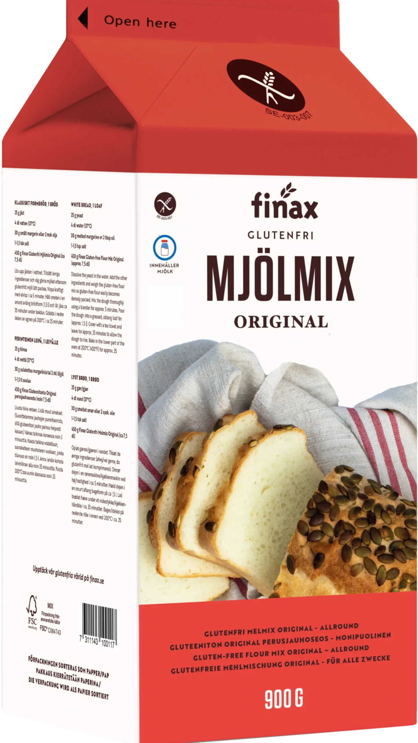 Finax Glutenfri mjölmix 900 g