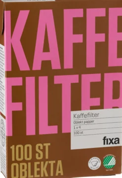Fixa Kaffefilter Oblekta (1 x4) 100 st