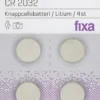 Fixa Knappcellsbatterier 2032 4 st