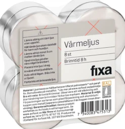 Fixa Värmeljus 8 st