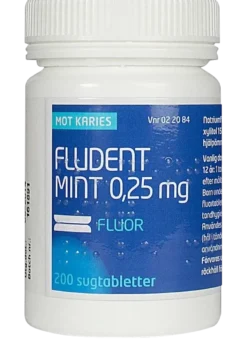 Fludent Sugtablett Mint 0.25 Mg