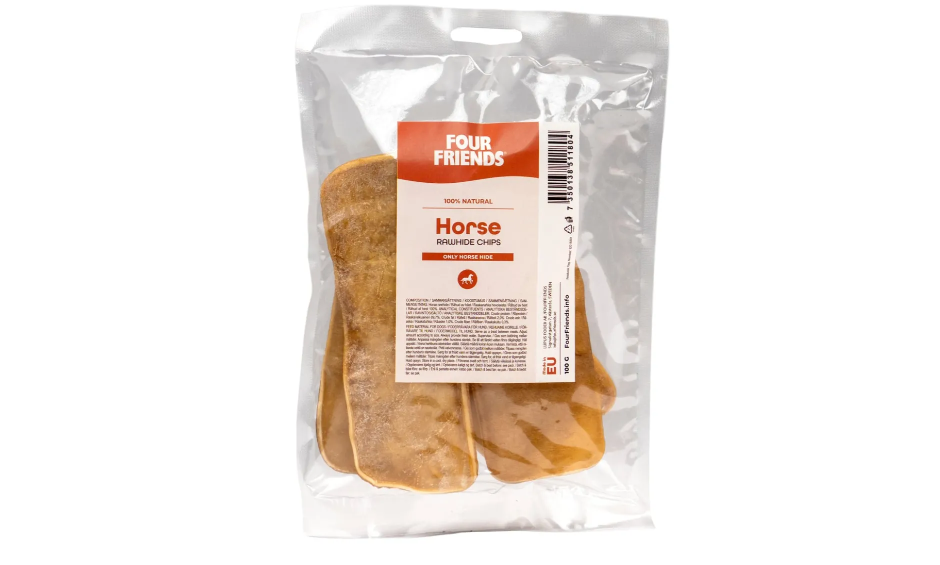 FourFriends Horse rawhide chips 100 g