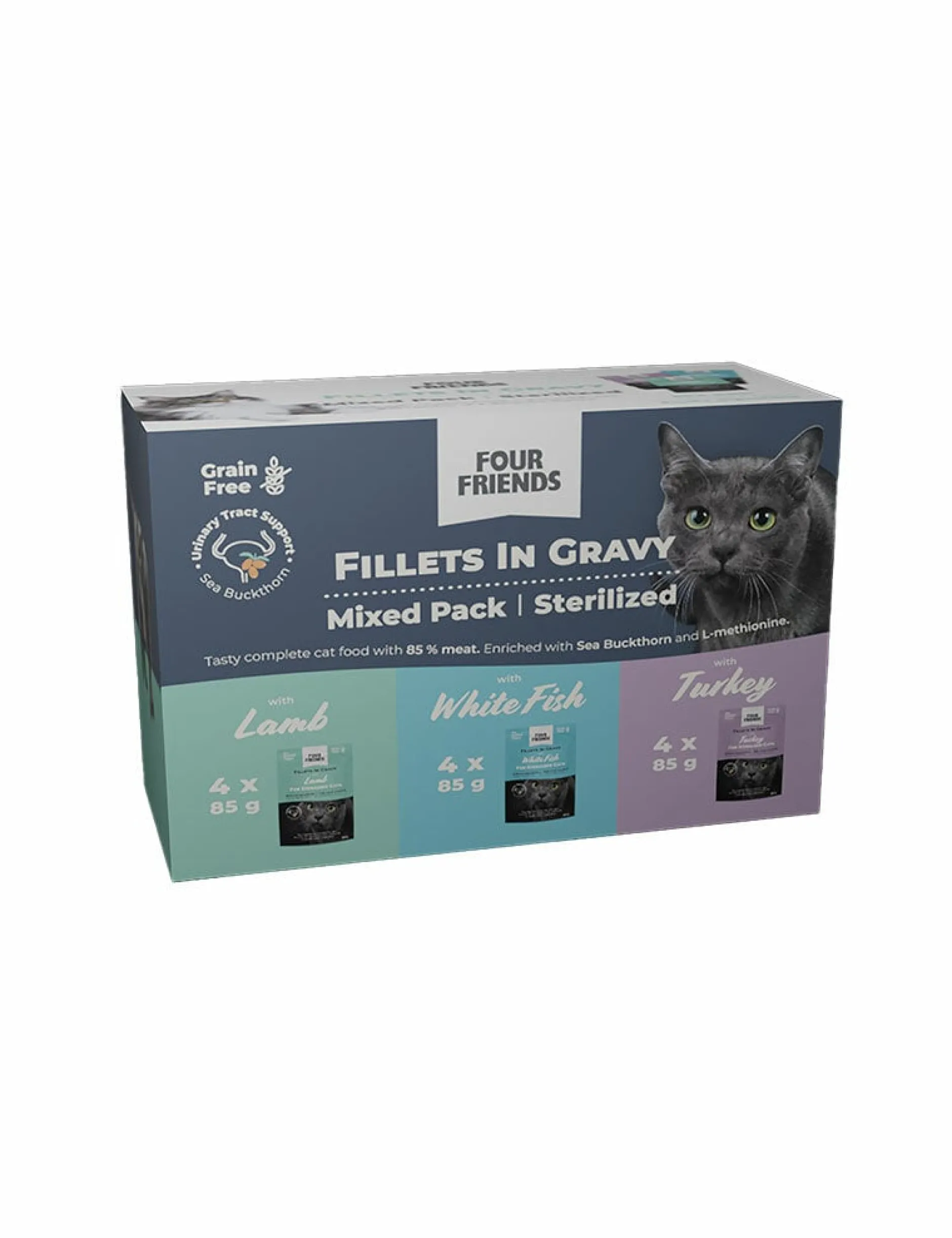 FourFriends Sterilized in Gravy Mix 12-pack