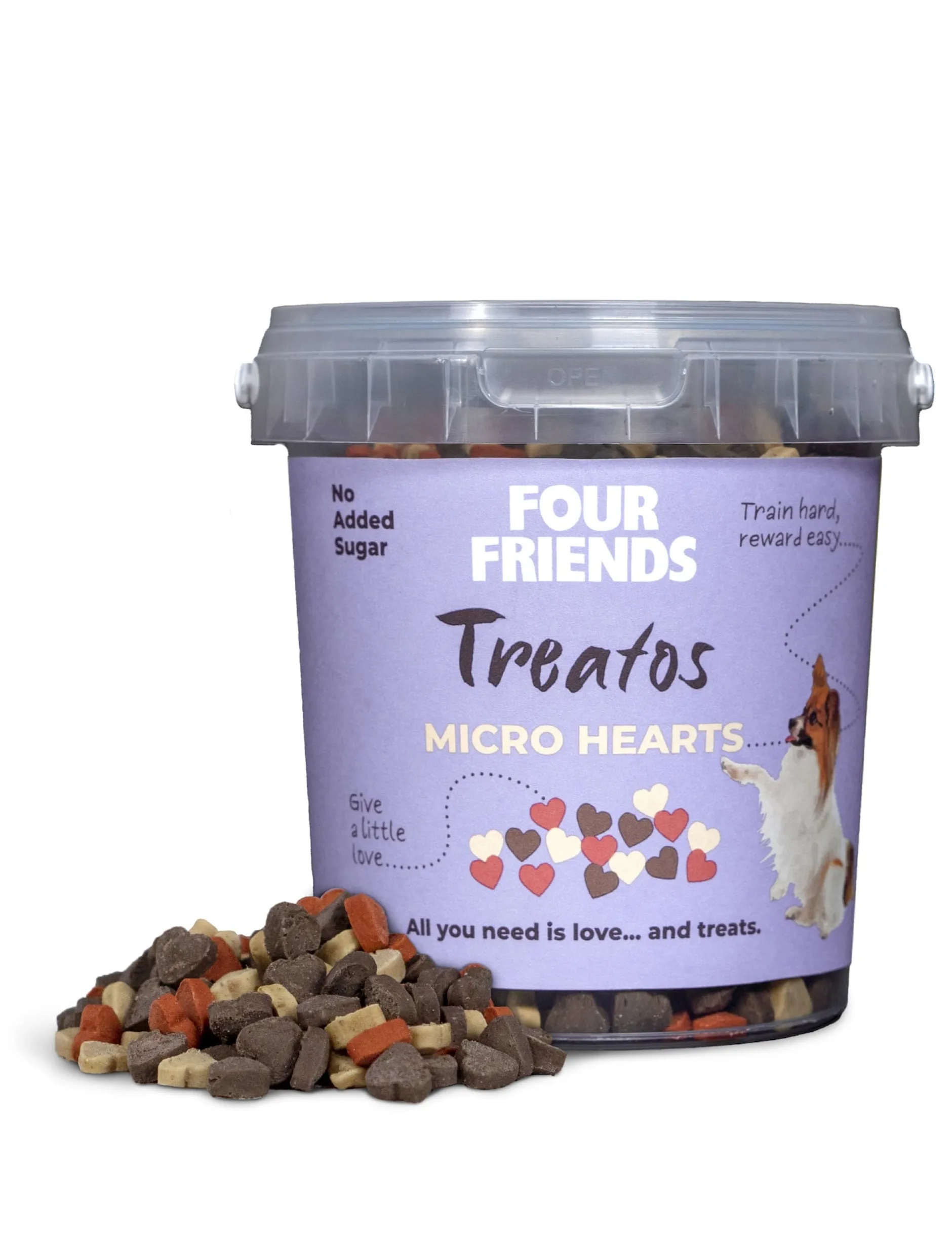 FourFriends Treatos Micro Hearts 500 g