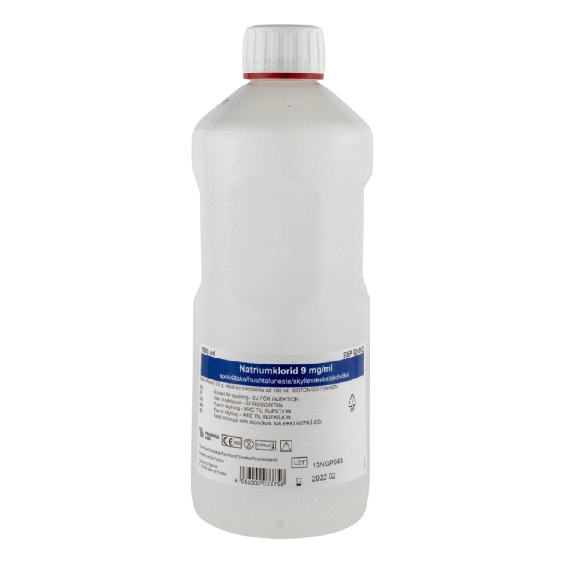 Fresenius Kabi Natriumklorid 0,9% 1 liter
