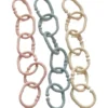 Fresh Kid Barnvagnsringar Beige Grå Rosa 18 pack