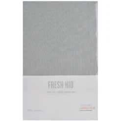 Fresh Kid Dra på Lakan för spjälsäng grå 60x120cm