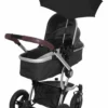 Fresh Kid Solparasoll Barnvagn Svart