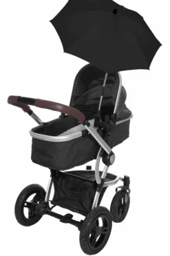 Fresh Kid Solparasoll Barnvagn Svart