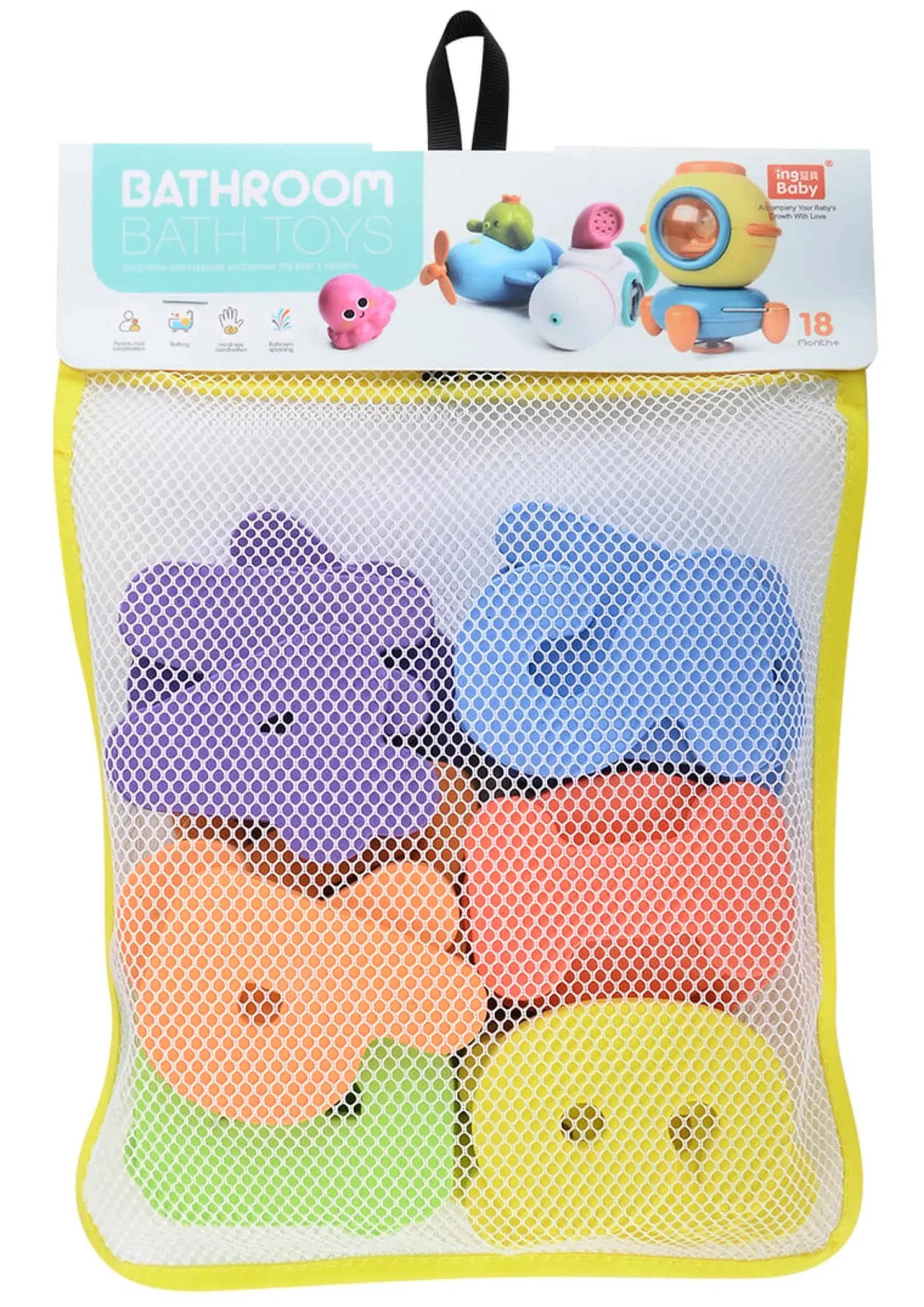 Fresh Kid Tub Fun Badlek Siffror och Bokstäver 36st