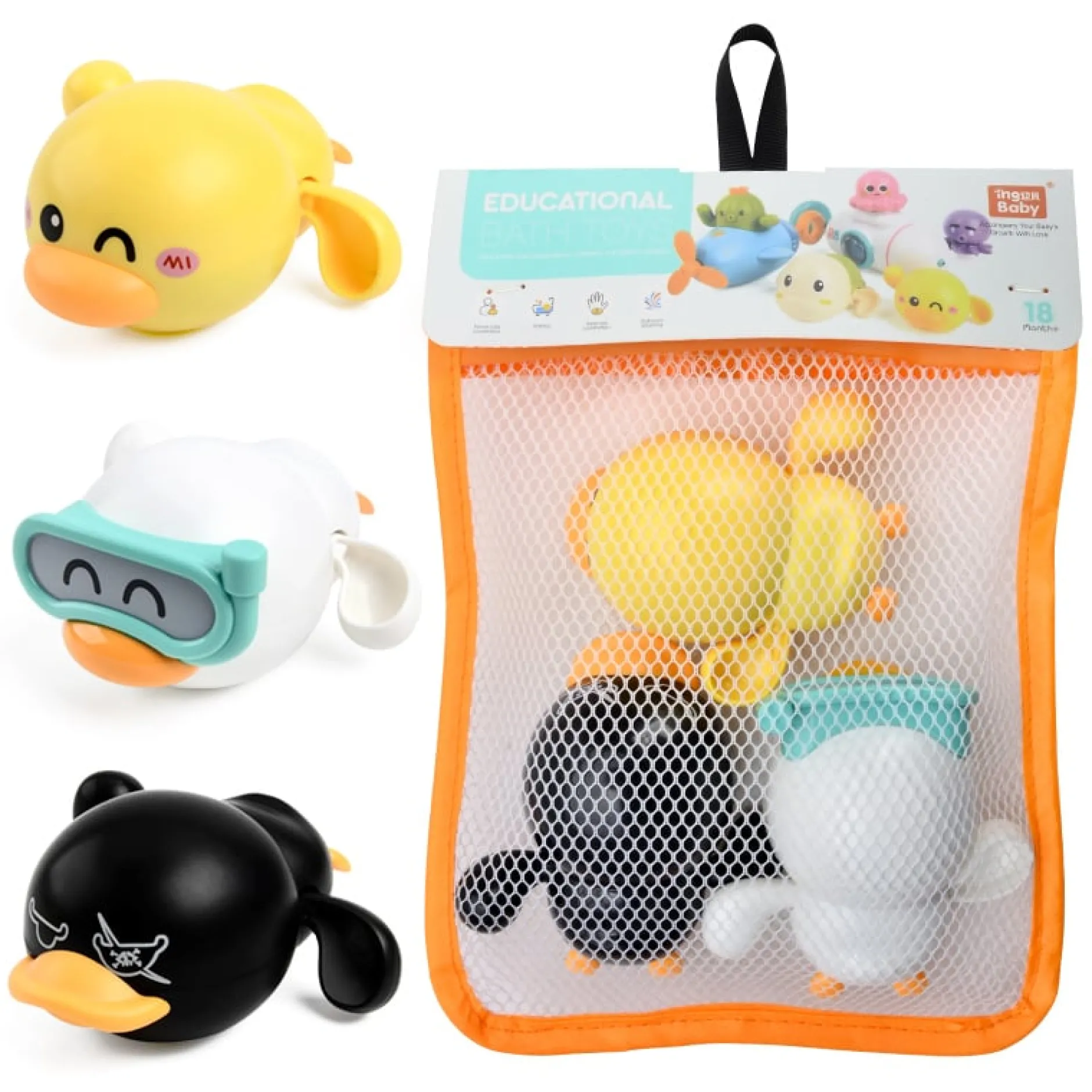 Fresh Kid Tub Fun Badlek Simmande Ankor 3st