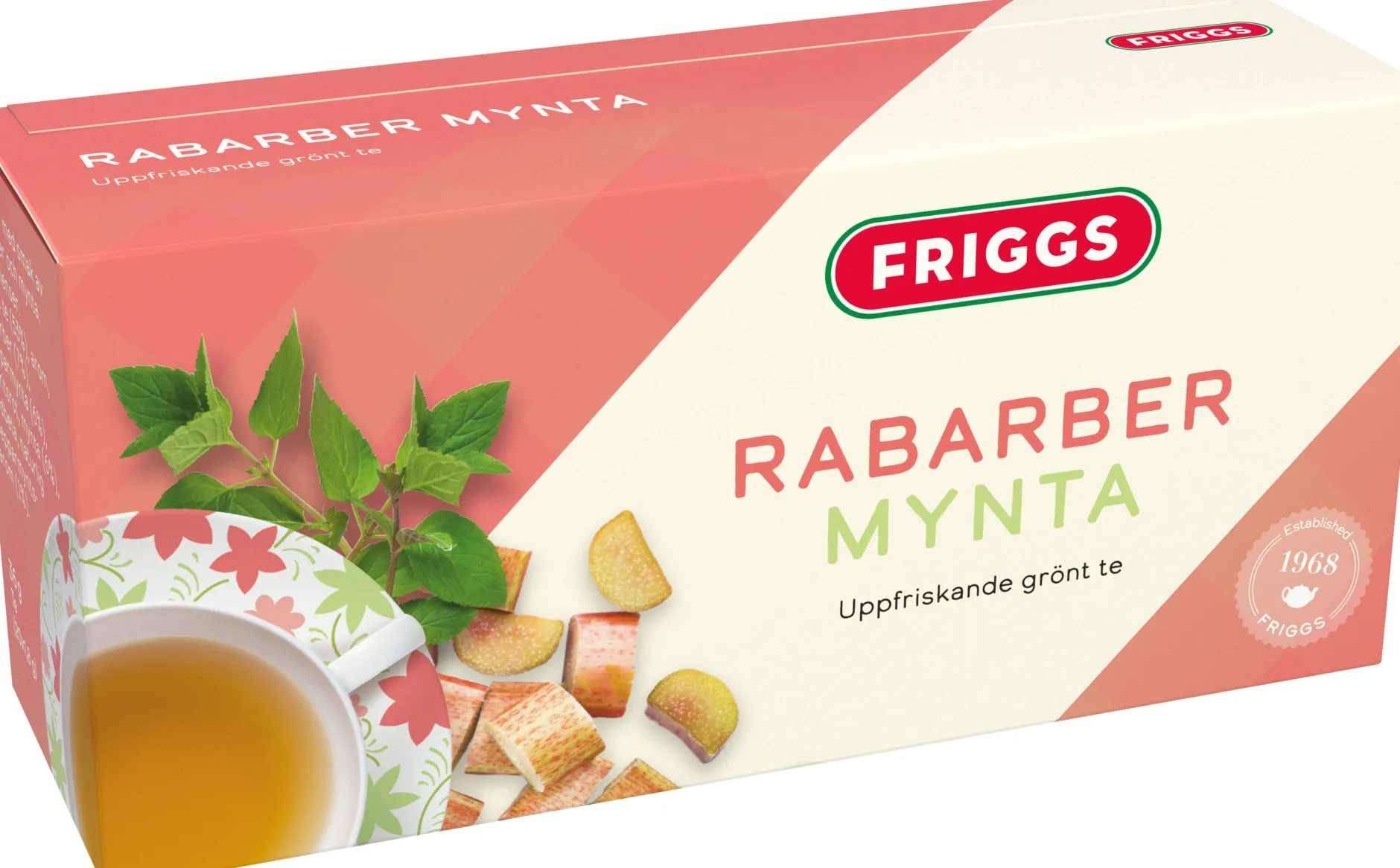 Friggs Te Rabarber & Mynta 20 st