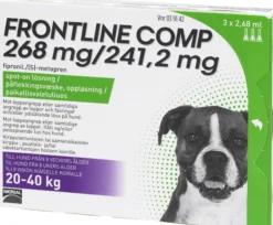 Frontline Comp Spot-on Lösning 268mg/241,2mg 3 x 2,68 ml