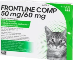 Frontline Comp Spot-on Lösning Katt 50mg/60mg 6 x 0,5 ml