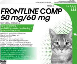 Frontline Comp Spot-on Lösning 50 mg/60 mg 3 x 0,5 ml