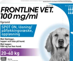Frontline vet. spot-on, lösning 100 mg/ml, 6 x 2,68 ml