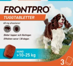 FRONTPRO Hund L 10-25 kg 68 mg afoxolaner 3 tuggtabletter