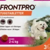 FRONTPRO Hund S 2-4 kg 113 mg afoxolaner 3 tuggtabletter