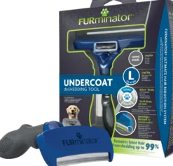 FURminator Pälsborste Stora hundar med lång päls 1 st