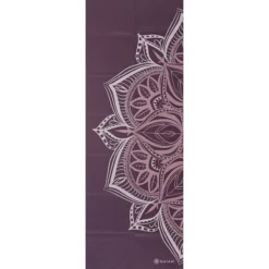 GAIAM Foldable Cranberry Point Yoga Mat 2mm Printed