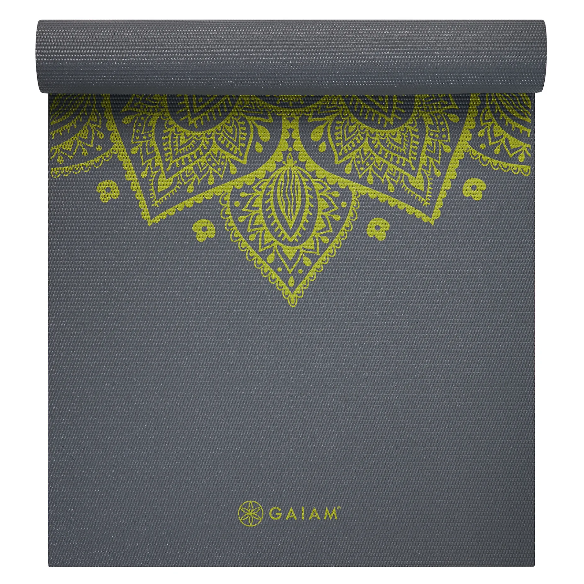 GAIAM 6mm Yoga Mat Citron Sundial