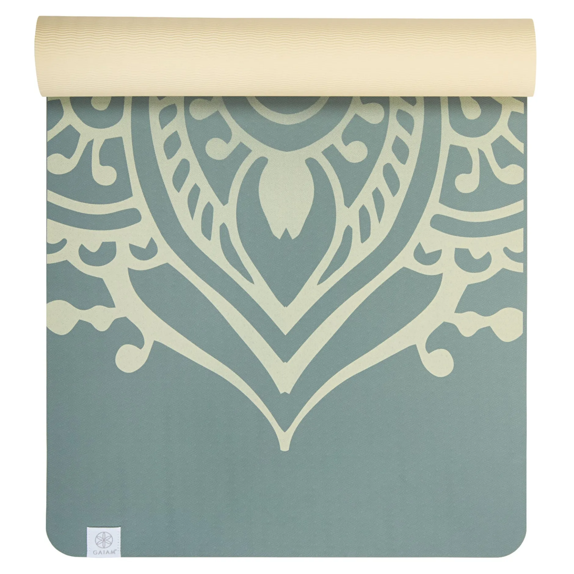 Gaiam Tpe Iceberg Sundial Layers Yoga Mat Printed 6mm