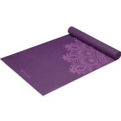 GAIAM Yoga Mat Purple Mandala 6mm