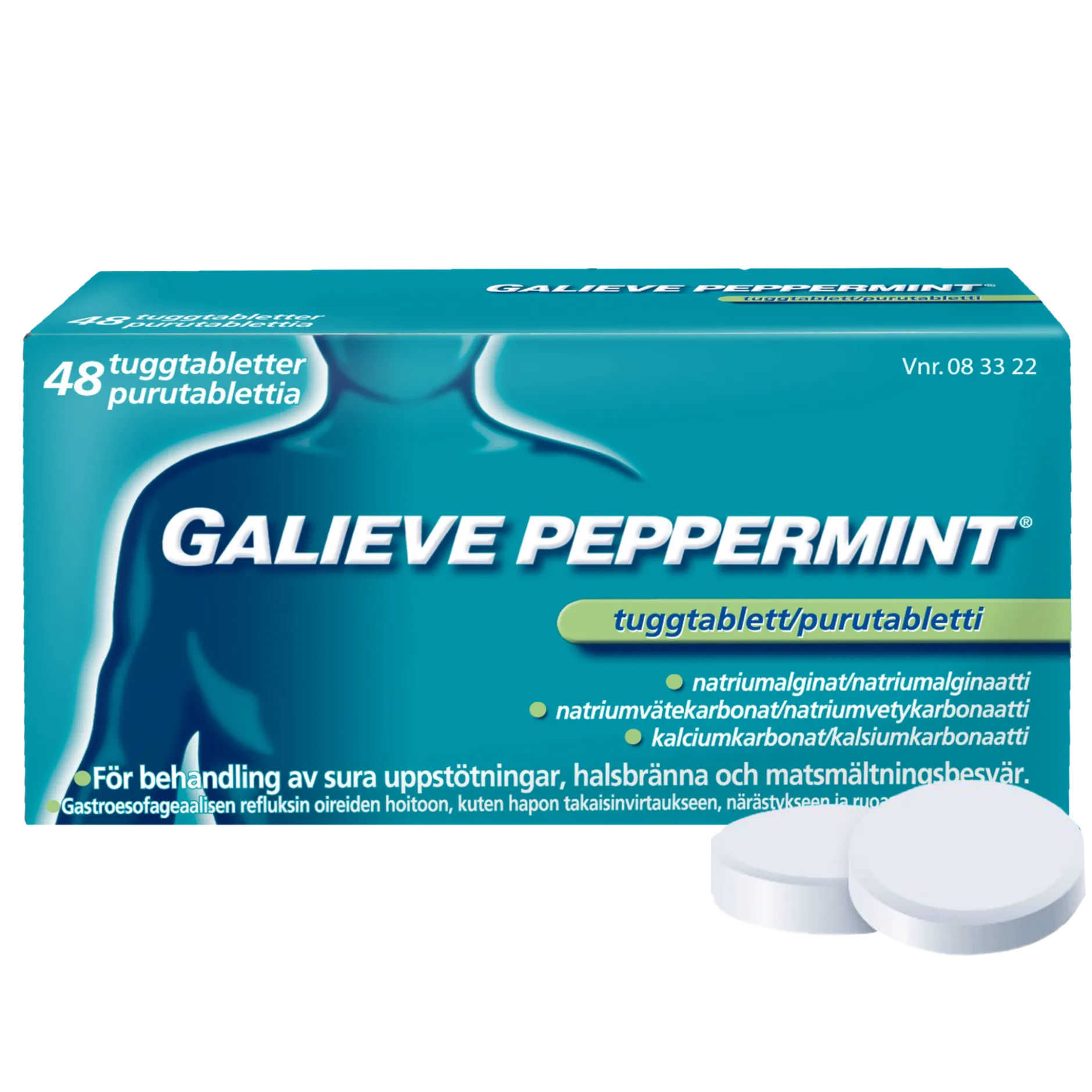 Galieve Pepparmint 48 tuggtabletter