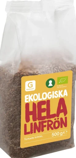 Garant Ekologiska Hela Linfrön 500 g