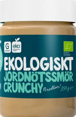 Garant Ekologiskt Jordnötssmör Crunchy 350g