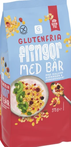 Garant Glutenfria Flingor Med Bär 275 g
