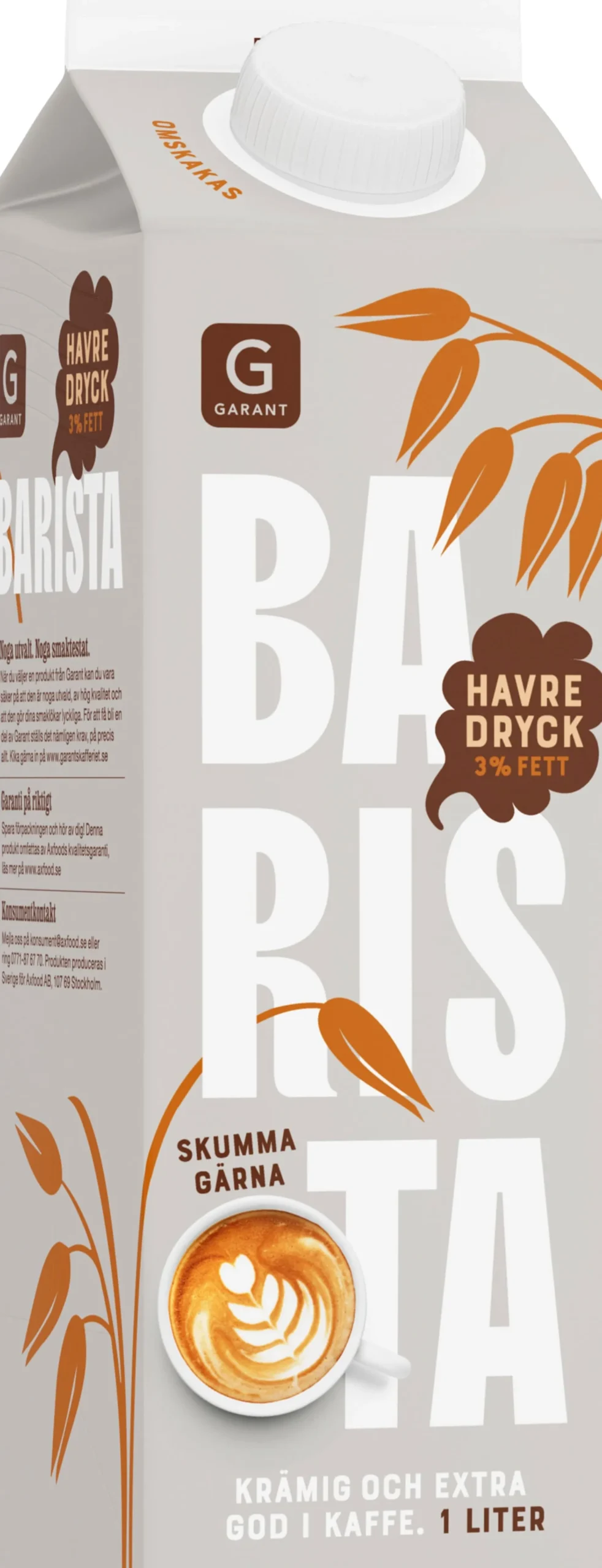 Garant Havredryck Kaffe 1L