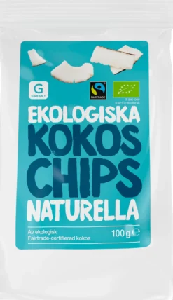 Garant Kokoschips Naturella EKO 100g