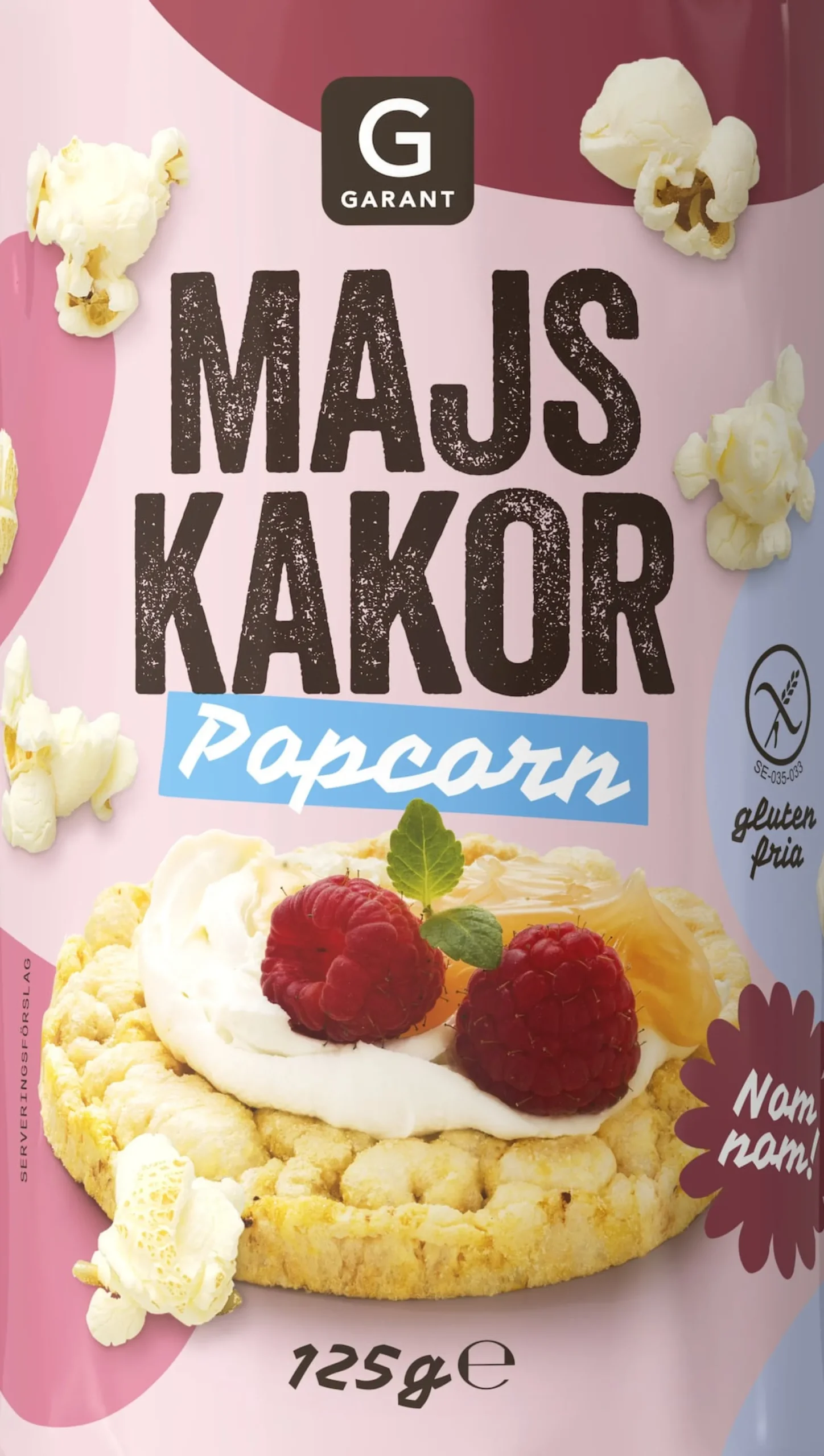 Garant Majskakor Popcorn 125 g