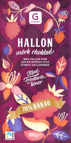 Garant Mörk Choklad 70% Kakao Hallon 100 g