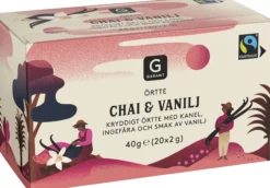 Garant Örte Chai & Vanilj 20 tepåsar