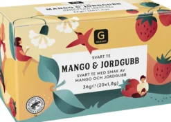 Garant Svart Te Mango & Jordgubb 20 st