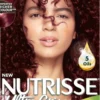 Garnier Nutrisse Ultra Créme Permanent Hårfärg för normalt hår 3.6 Darkest Auburn Brown 1 st