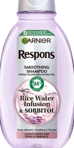 Garnier Respons Rice Water Schampo för normalt hår 250 ml