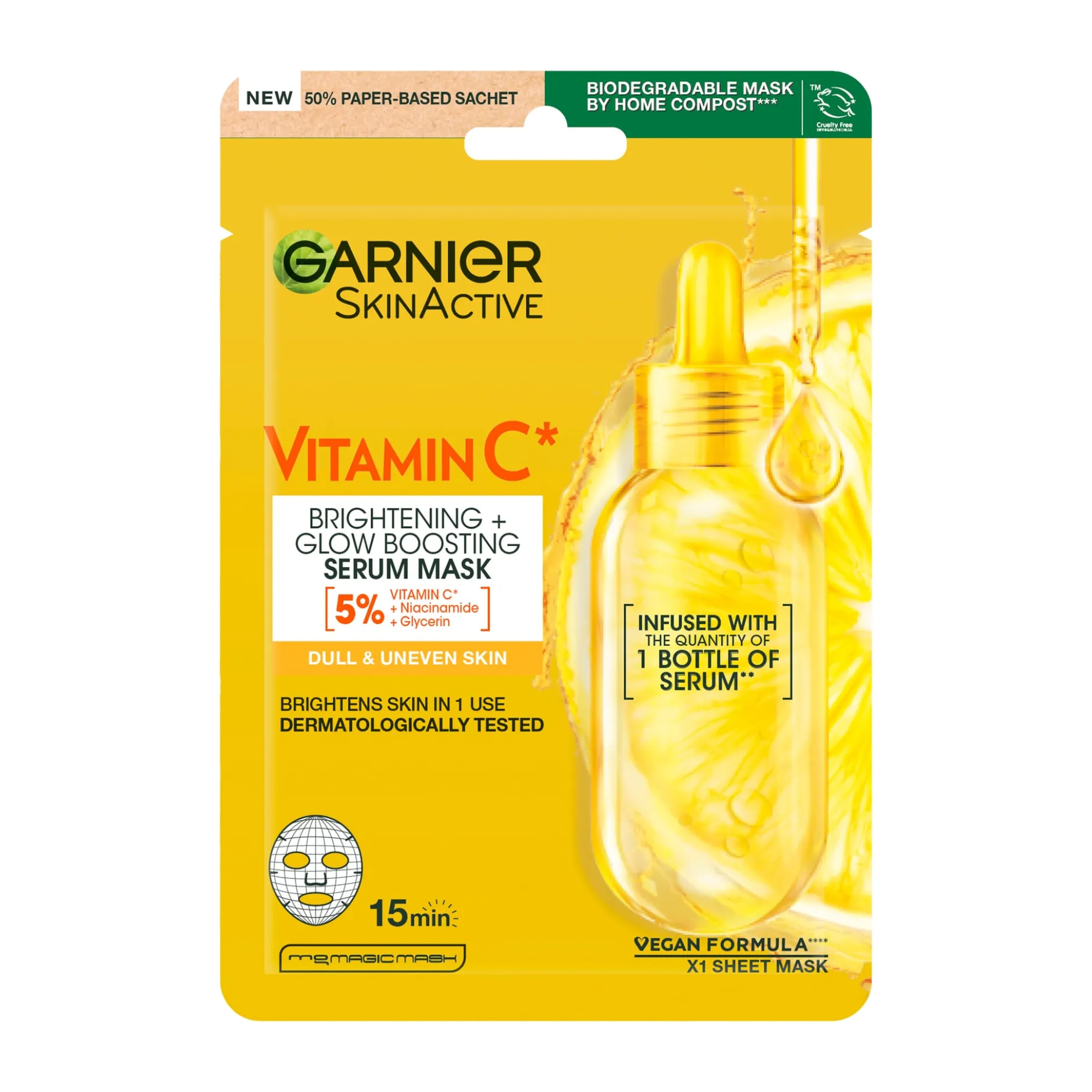 Garnier Vitamin C Glow Kit Brightening Skincare Gift Box