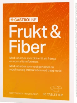 Gastroline Frukt & Fiber 30 tabletter
