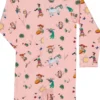 Geggamoja UV-Dräkt Pippi Långstrump Rosa Stl 110/116