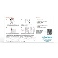 Get Tested 3- i-1 Fästingtest för hästar 1 st