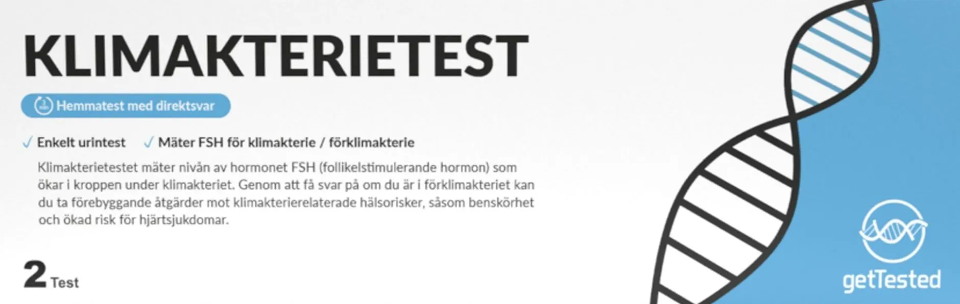 Get Tested Klimakterietest