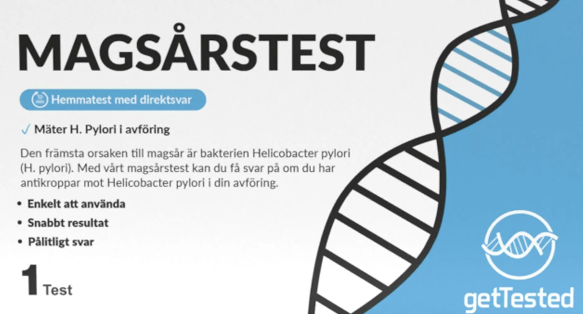 Get Tested Magsårstest